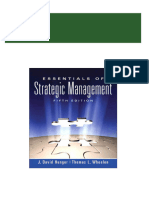 Essentials of strategic management 5th Edition by David Hunger Thomas L. Wheelen Hunger J. David &amp; Wheelen Thomas L download pdf