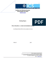 Bourdieu e o Estudo Da Identidade Nacional