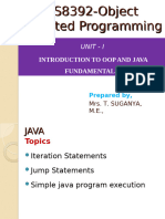 OOP Unit-I Java Introduction -3