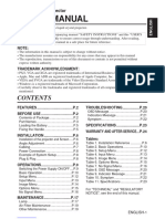 Hitachi cp-x320 user manual