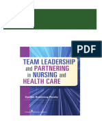 Download full Team Leadership and Partnering in Nursing and Health Care ebook all chapters