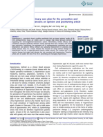 Tai Chi Training as a Primary Care Plan for the Prevention and Management of Hypertension an Opinion and Positioning Article