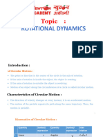 1. Rotational Dynamics notes