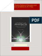 8326Instant download The Beauty of Physics Patterns Principles and Perspectives 1st Edition A. R. P. Rau pdf all chapter