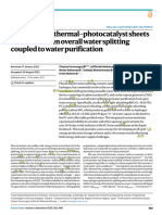 B07-Hybrid Photothermal–Photocatalyst Sheets for Solar-driven Overall Water Splitting Coupled to Water Purification