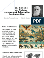 2Q - 01 Application Study - Evolution, Genetic Variation, Natural Selection & Adaptation