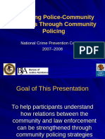 Improving Police Community Relations Through Community Policing