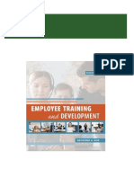 Instant Download for Test Bank for Employee Training and Development, 6th Edition : Noe 2024 Full Chapters in PDF