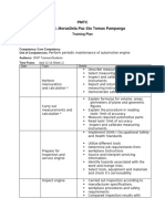 training plan automotive Far east School