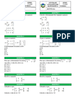 Atividade avaliativa matemática - determinantes 2 ano