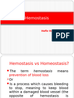 1. Hemostasis and Anaemia detailed mechanism with add diagrams 