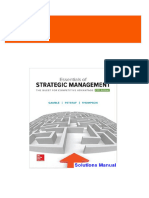 Download Study Resources for Essentials of Strategic Management The Quest for Competitive Advantage 5th Edition Gamble Solutions Manual