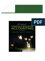 Complete Download of Horngrens Financial and Managerial Accounting 5th Edition Miller-Nobles Solutions Manual Full Chapters in PDF DOCX