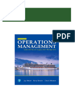 Instant Download for Solution Manual for Operations Management: Sustainability and Supply Chain Management, 13th Edition, Jay Heizer, Barry Render, Chuck Munson 2024 Full Chapters in PDF