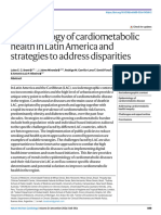 Epidemiology of cardiometabolic health in Latin America