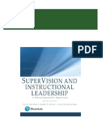 SuperVision and Instructional Leadership A Developmental Approach 10th Edition 2024 scribd download