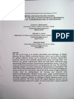 Accessibility and Challenges of Digital Reference Services to Undergraduates in Universities in Benue and Kogi State