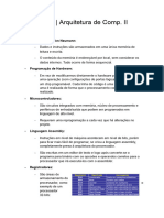 Revisão - Arquitetura de Comp. II