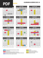 2023-24 Calendario Academico EspaÃ±ol