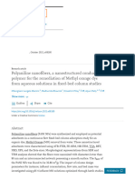 Polyaniline Nanofibers, A Nanostructured Conducting Polymer for the Remediation of Methyl Orange Dye From Aqueous Solutions in Fixed-bed Column Studies - ScienceDirect