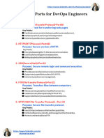 Essential Ports for DevOps Engineers