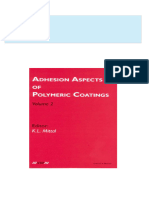 Get Adhesion aspects of polymeric coatings Vol 2 K. L. Mittal PDF ebook with Full Chapters Now