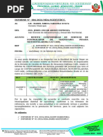 Informe n 004 Conformidad de Servicio Motoniveladora