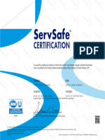 393557288 Servsafe Certification