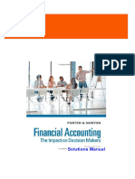 Financial Accounting The Impact on Decision Makers 9th Edition Porter Solutions Manual download pdf