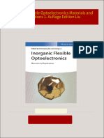 Get Inorganic Flexible Optoelectronics Materials and Applications 1. Auflage Edition Liu PDF ebook with Full Chapters Now