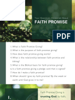 Questions About Faith Promise