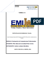 Tarea #4 Portafolio de evidencias