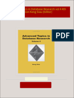 Instant Download Advanced Topics in Database Research vol 4 4th Edition Keng Siau (Editor) PDF All Chapters