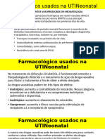 Farmacológico Usados Na UTINeonatal