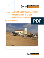 Annex 3 - Final report of water supply system rehabilitation in Sinjar