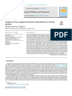 Analysis of the coupled aeroelastic wake behavior of wind