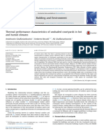 Thermal Perfomance Characteristics of Un