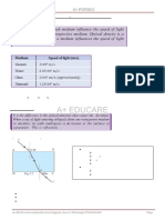 A+ Blog Sslc Physics Chapter 5 Refraction of Light