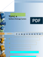 TOPIC 4 SANITARY DRAINAGE SYSTEM