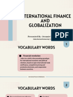 International Finance and Globlization