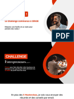 Challenge Entrepreneurs.com - Jour 1