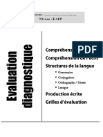 Evaluation diagnostique - 5AEP_Français