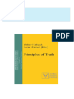 Download ebooks file Principles of Truth conference Truth Necessity and Provability which was held in Leuven Belgium from 18 to 20 November 1999 2nd Edition Volker Halbach (Editor) all chapters