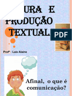 LEITURA E PRODUÇÃO TEXTUAL 