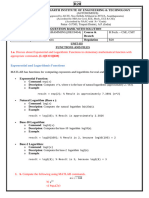 MatLab Unit 3 Questions with Answers