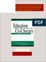 Download Full Education Between State Markets and Civil Society Comparative Perspectives Sociocultural Political and Historical Studies in Education Series 1st Edition Heinz-Dieter Meyer PDF All Chapters