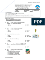 SOAL BAHASA INGGRIS KELAS 6