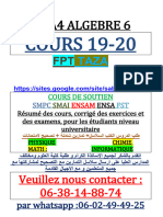 °SMA4 COURS ALGEBRE6 FPT-TAZA 19 20