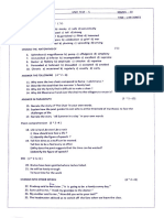 12th English Unit Test 5 Model Question Paper English Medium PDF Download