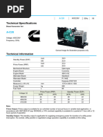 Specification of 25kVA Diesel Generator With Stamford Alternator a-C28-16278982212c018d3defe8784